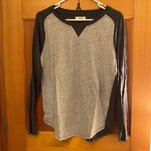 Madewell two toned baseball tee